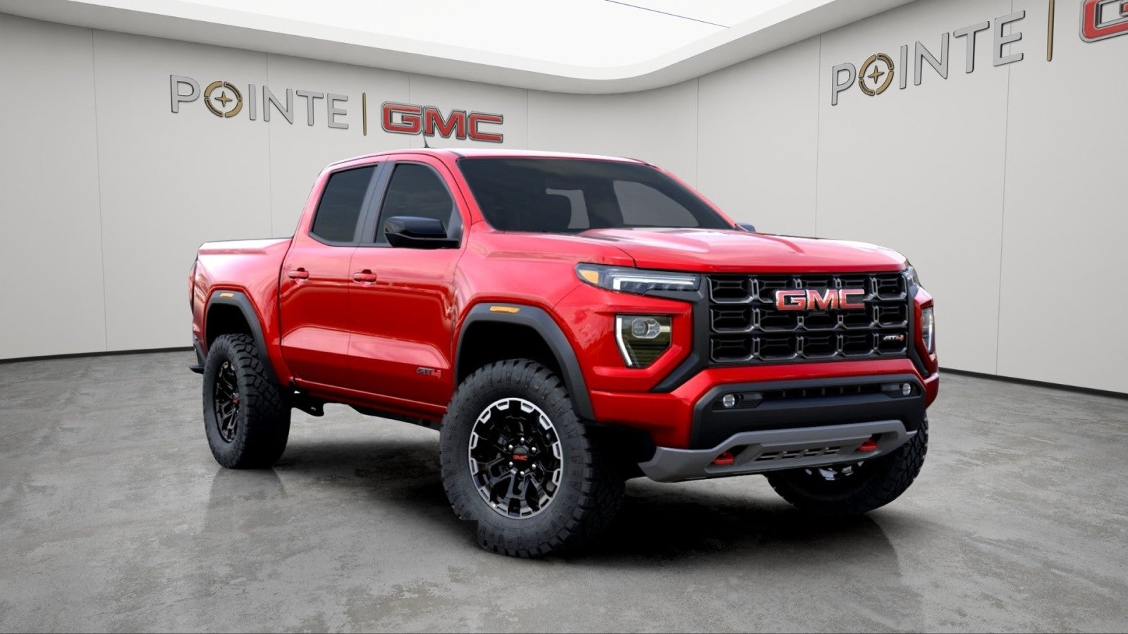 Volcanic Red Tintcoat 2026 GMC Canyon Pickup Truck Four-Wheel Drive Automatic