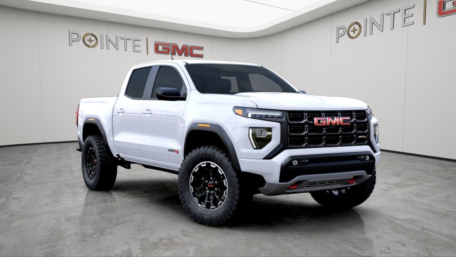 Summit White 2026 GMC Canyon Pickup Truck Four-Wheel Drive Automatic