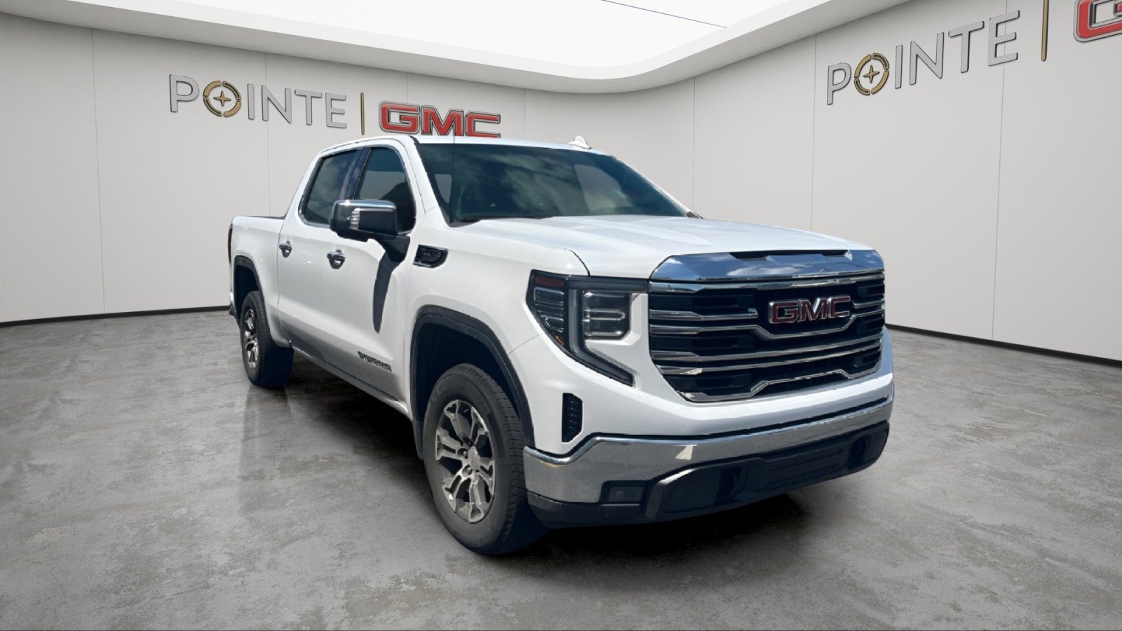 Summit White 2025 GMC Sierra 1500 Pickup Truck Four-Wheel Drive Automatic
