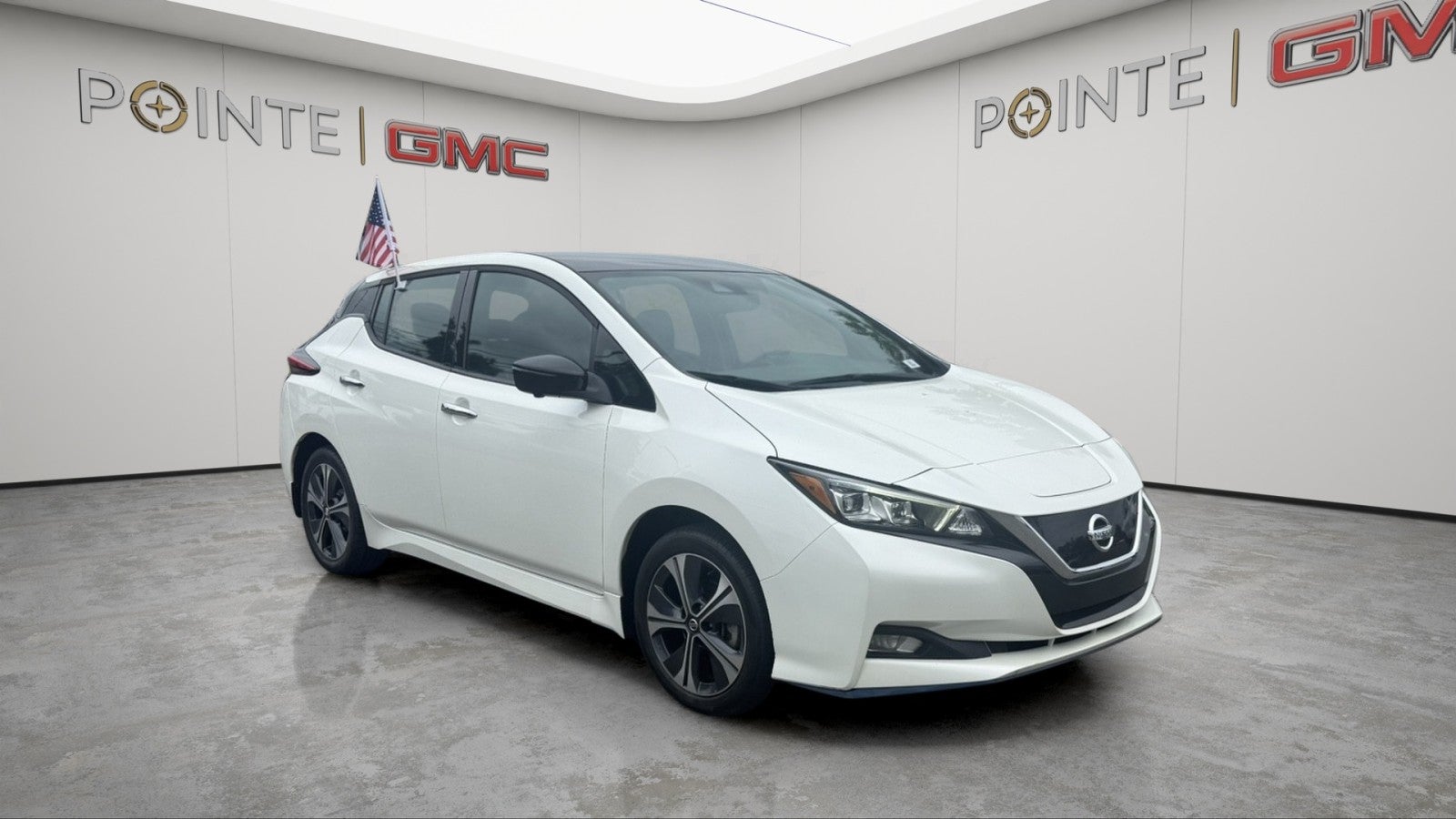 White 2020 Nissan LEAF Hatchback Front-Wheel Drive Automatic