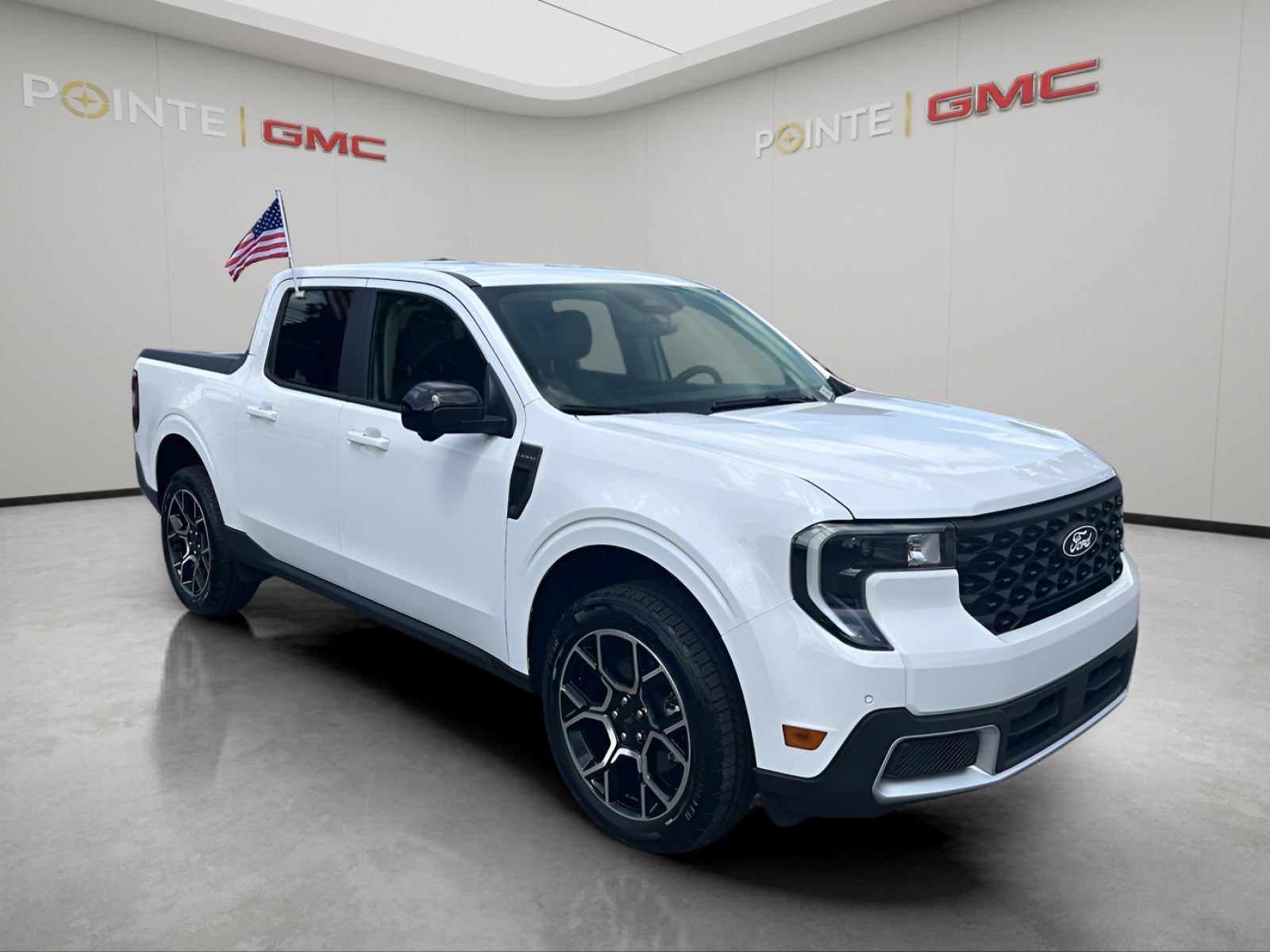 White 2025 Ford Maverick Pickup Truck All-Wheel Drive Automatic