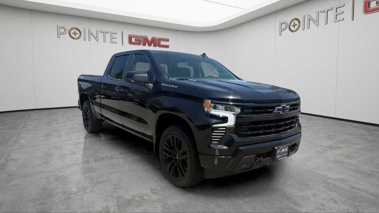 Black 2023 Chevrolet Silverado 1500 Pickup Truck Four-Wheel Drive Automatic