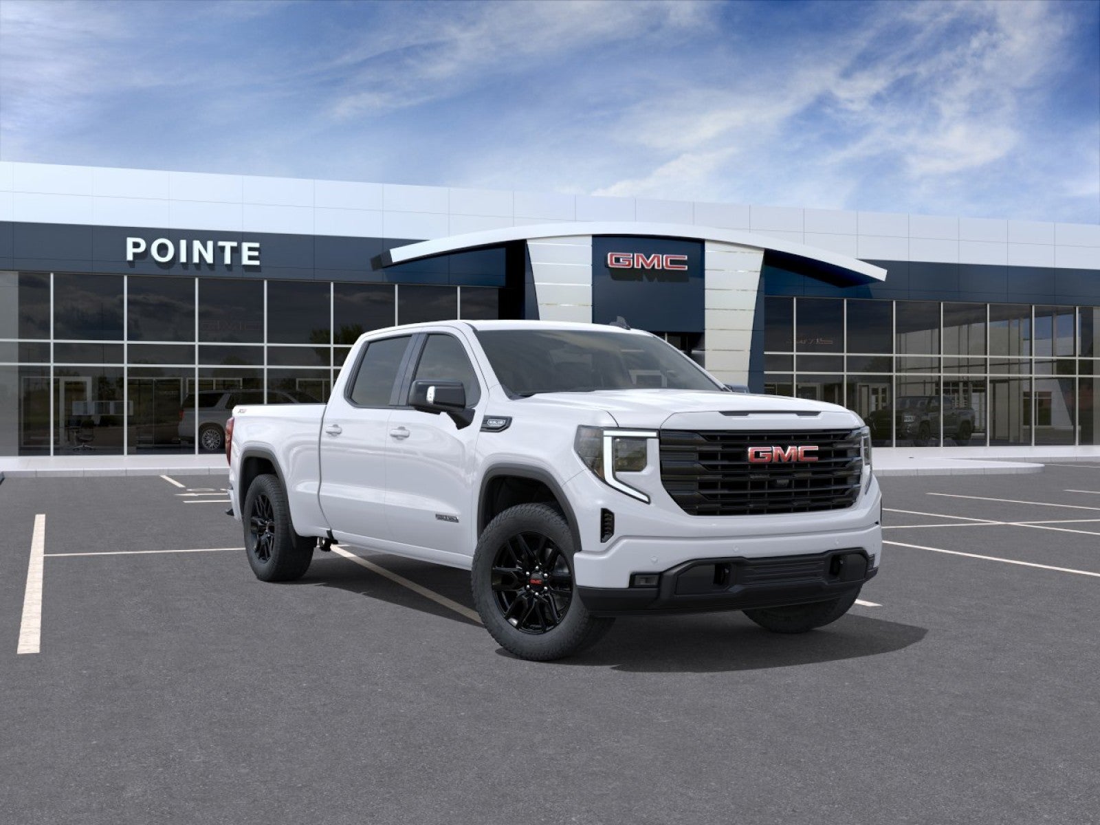 Summit White 2026 GMC Sierra 1500 Pickup Truck Four-Wheel Drive Automatic