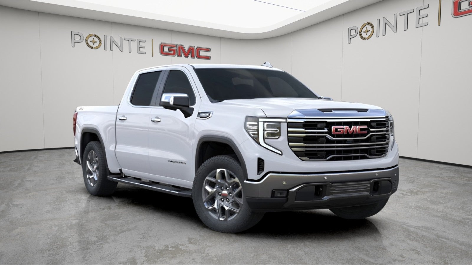Summit White 2026 GMC Sierra 1500 Pickup Truck Four-Wheel Drive Automatic