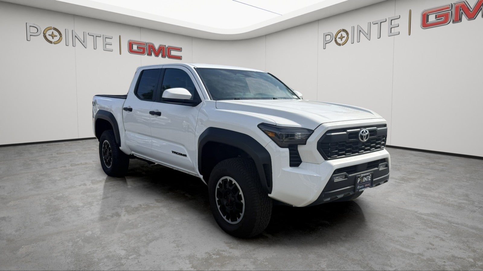 White 2024 Toyota Tacoma Pickup Truck Four-Wheel Drive 