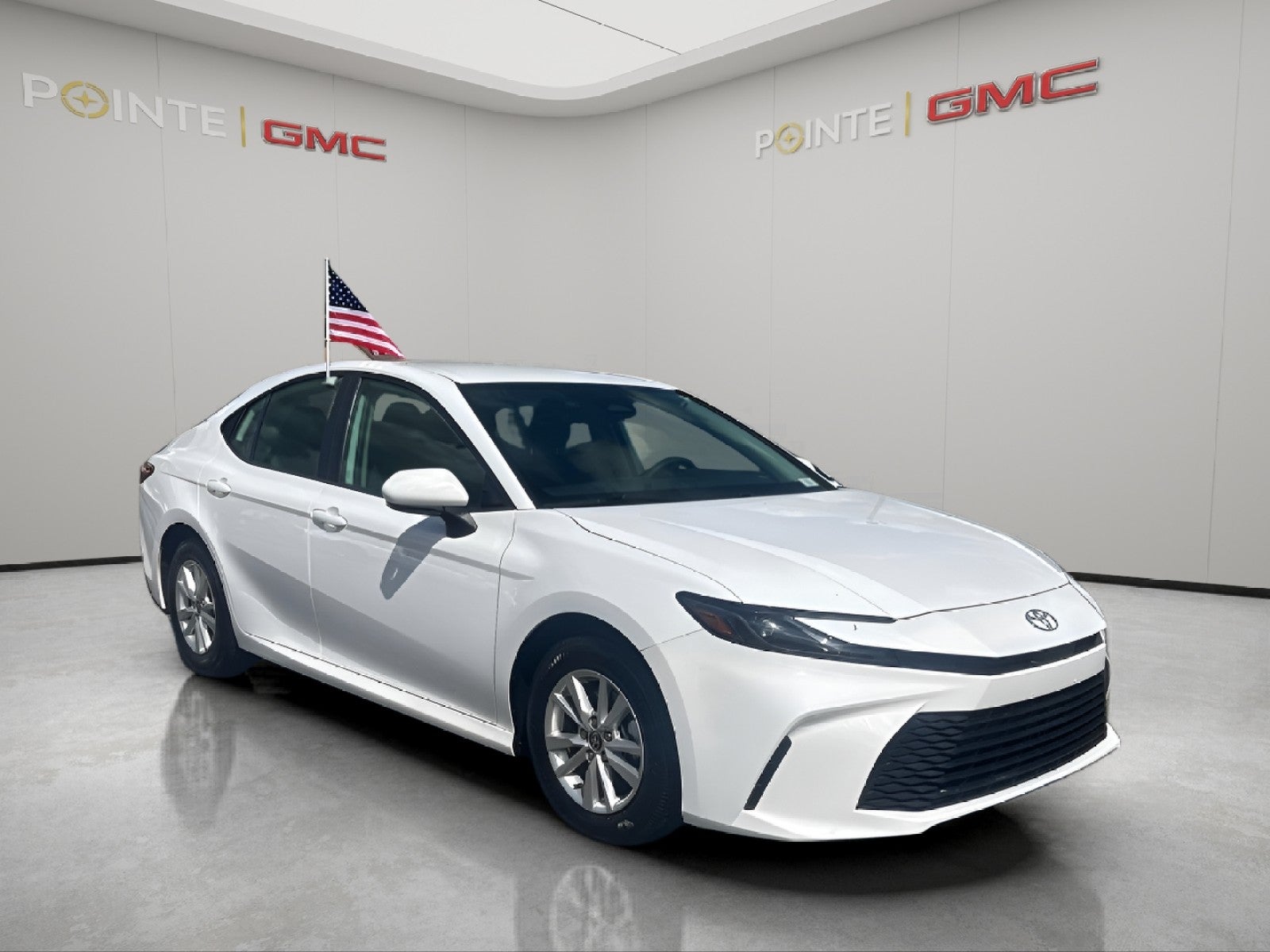 White 2025 Toyota Camry LE FWD Sedan Front-Wheel Drive 