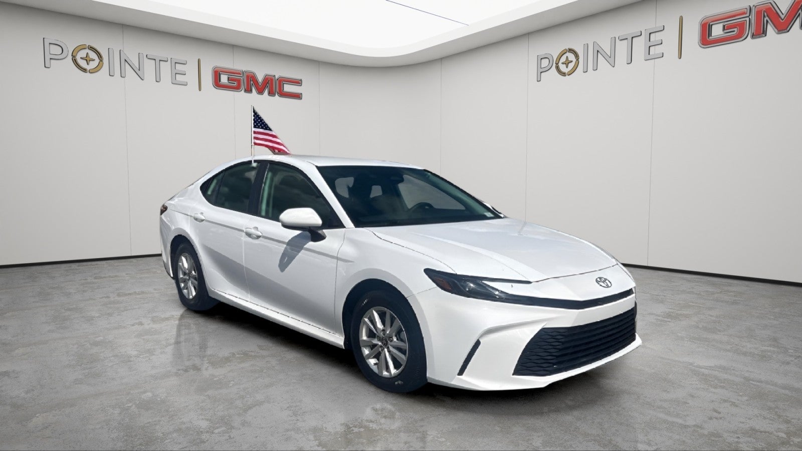 White 2025 Toyota Camry Sedan Front-Wheel Drive 