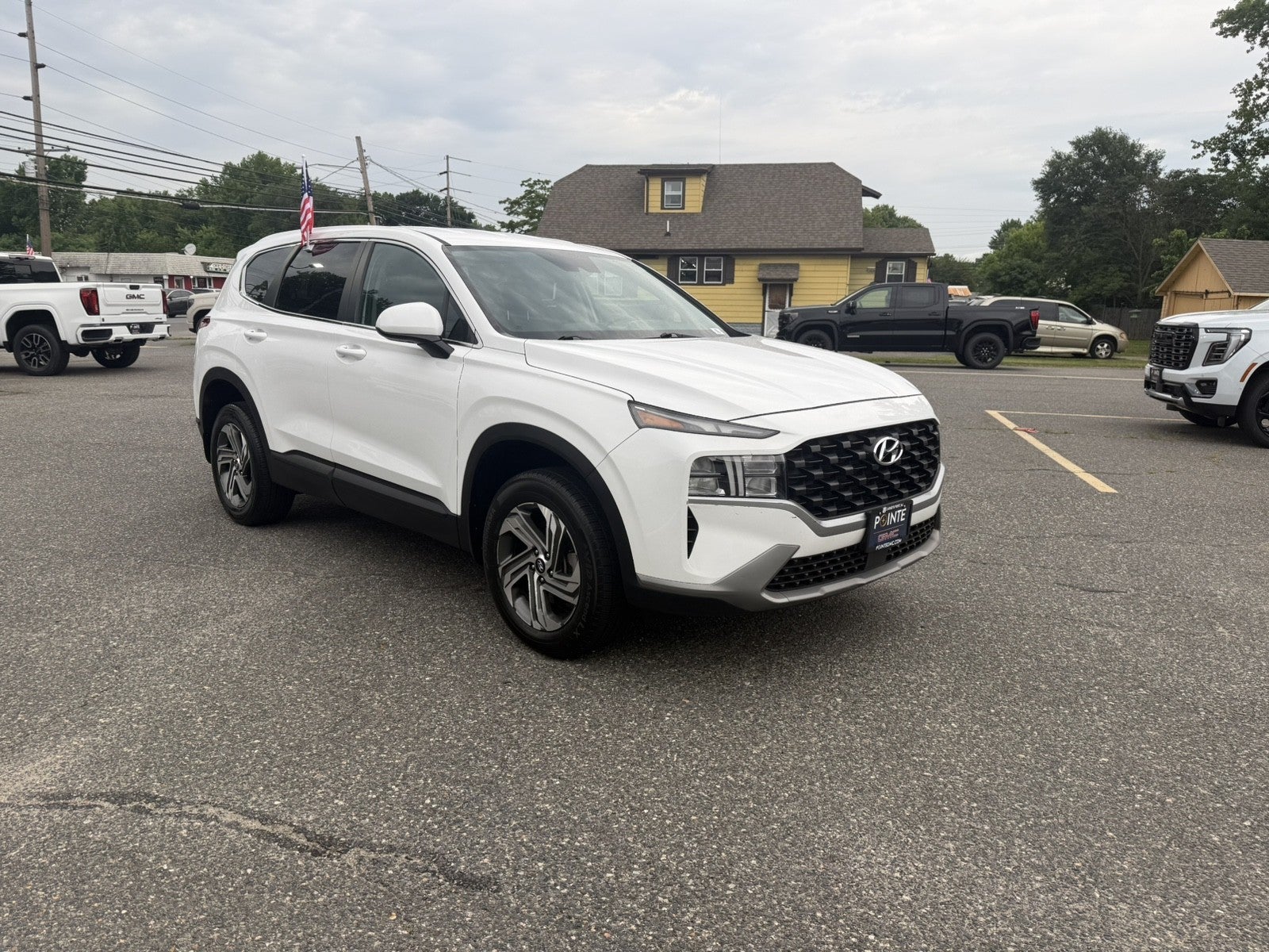 White 2023 Hyundai Santa Fe SUV / Crossover All-Wheel Drive Automatic