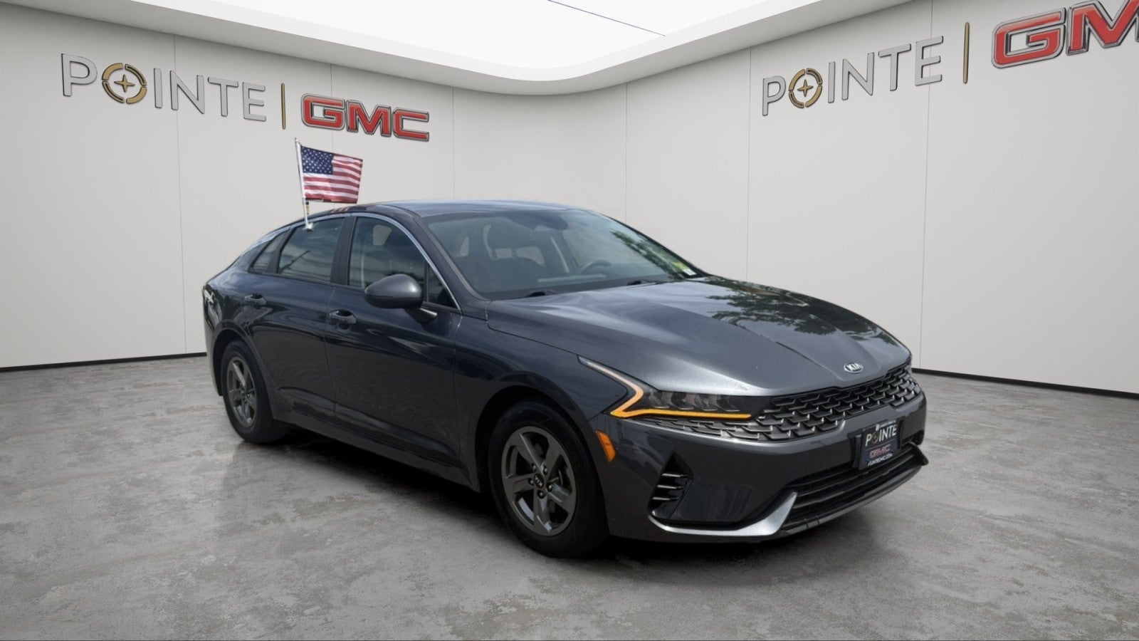 Gray 2021 Kia K5 Sedan Front-Wheel Drive Automatic
