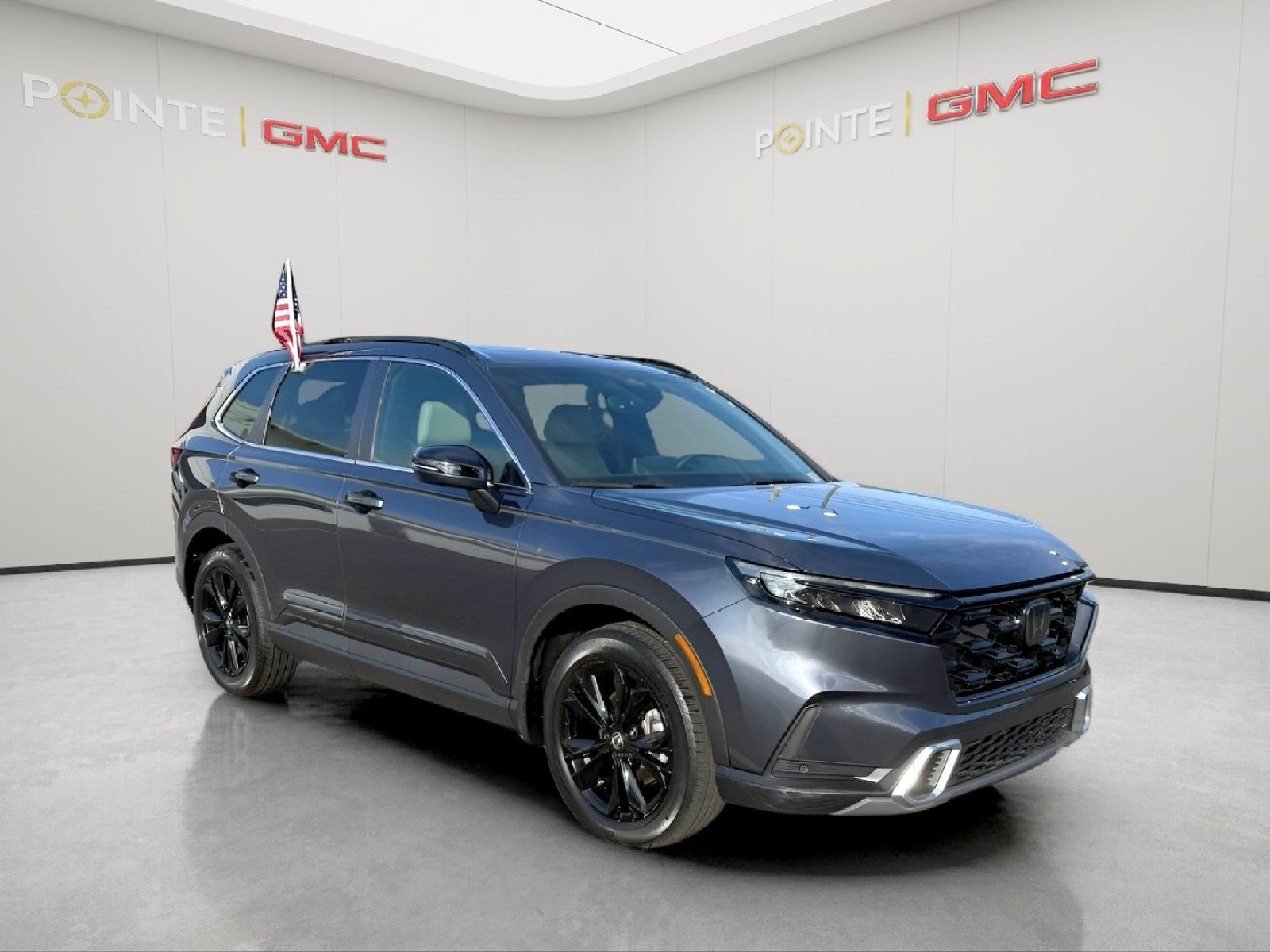 Gray 2023 Honda CR-V Hybrid Sport Touring AWD SUV / Crossover All-Wheel Drive 