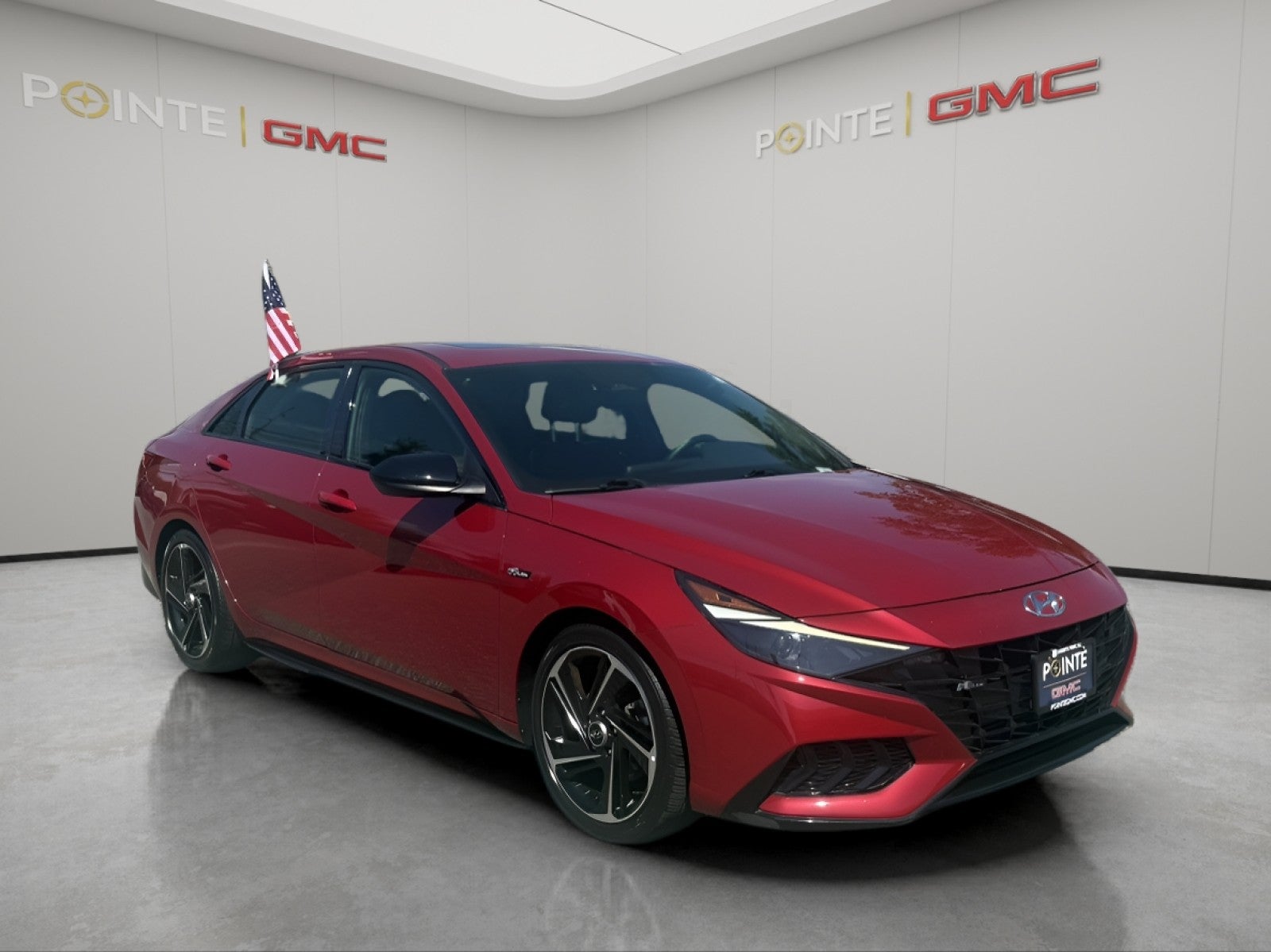 Red 2023 Hyundai Elantra Sedan Front-Wheel Drive Automatic