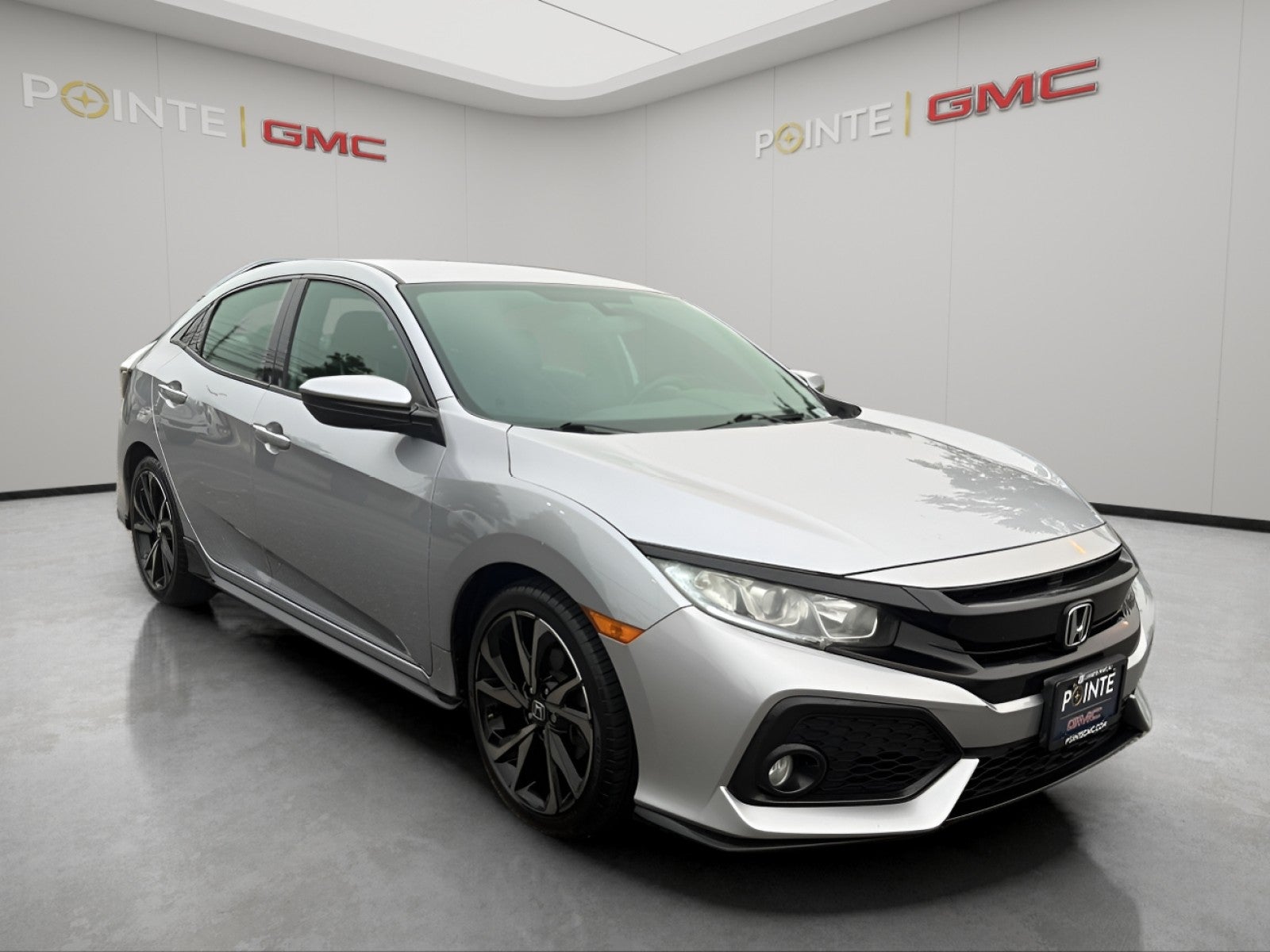 Gray 2017 Honda Civic Hatchback Hatchback Front-Wheel Drive 