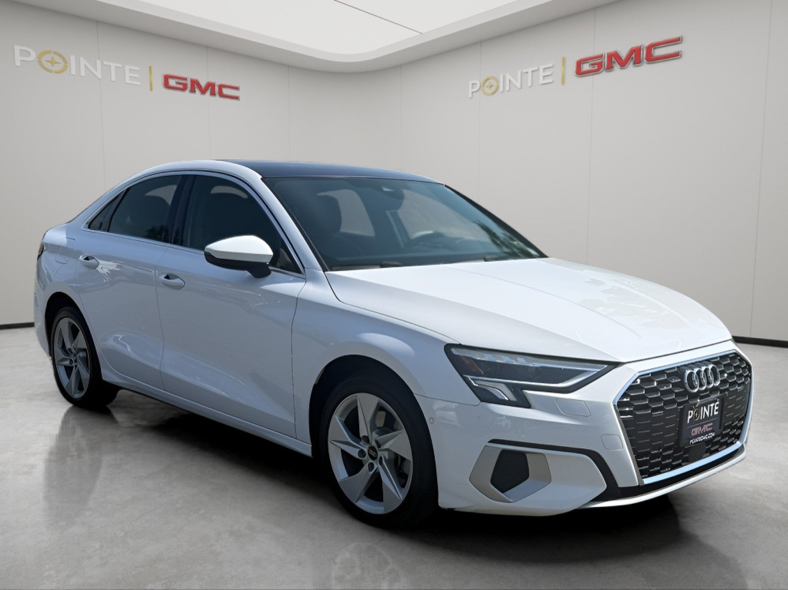 White 2023 Audi A3 Sedan Front-Wheel Drive Automatic