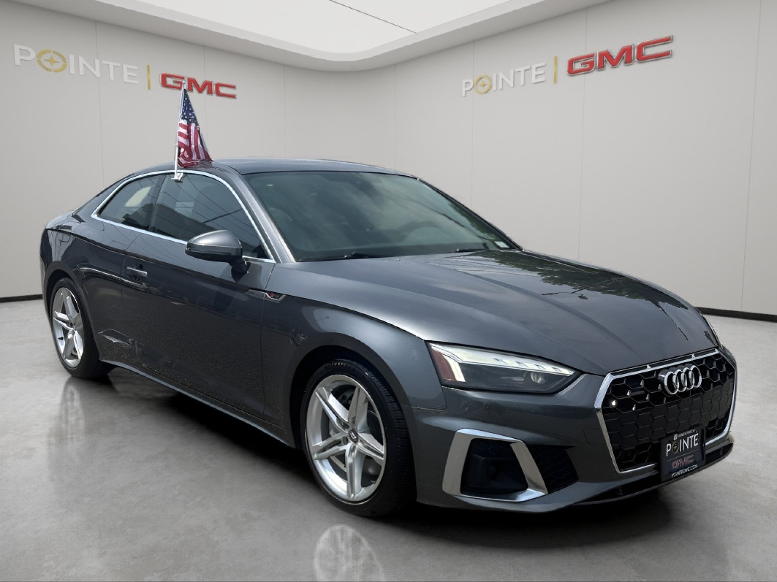 Gray 2020 Audi A5 Coupe All-Wheel Drive Automatic