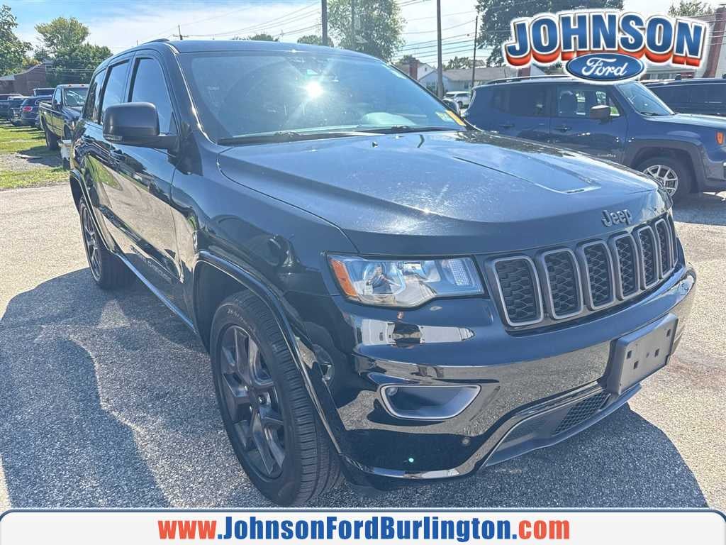 Diamond Black Crystal Pearlcoat 2021 Jeep Grand Cherokee SUV / Crossover Four-Wheel Drive 8-Speed Automatic