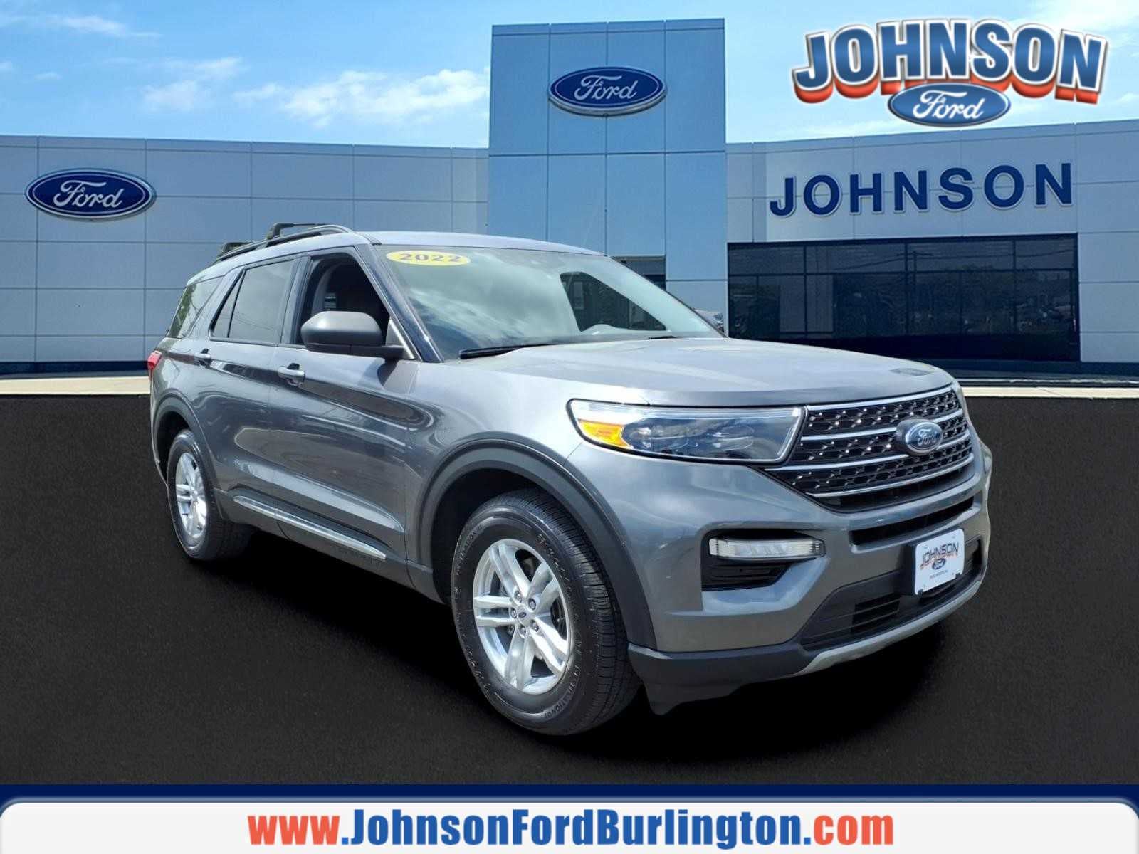 Carbonized Gray 2022 Ford Explorer SUV / Crossover All-Wheel Drive Automatic