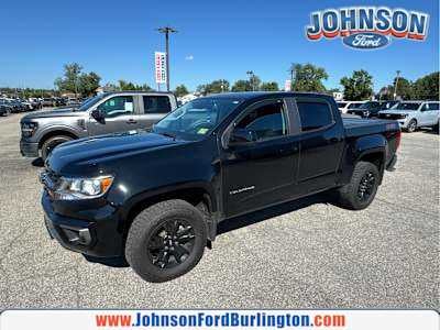 Black 2021 Chevrolet Colorado Pickup Truck Four-Wheel Drive 8-Speed Automatic