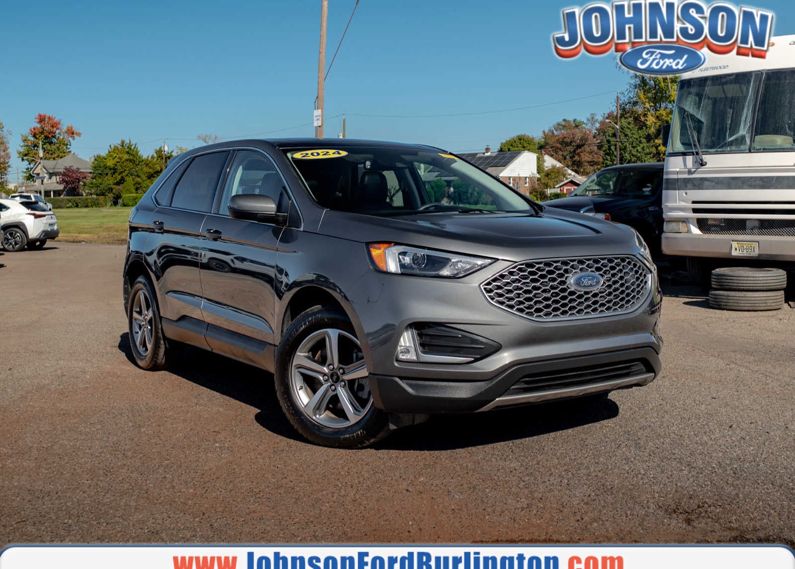 Carbonized Gray 2024 Ford Edge SUV / Crossover All-Wheel Drive 8-Speed Automatic