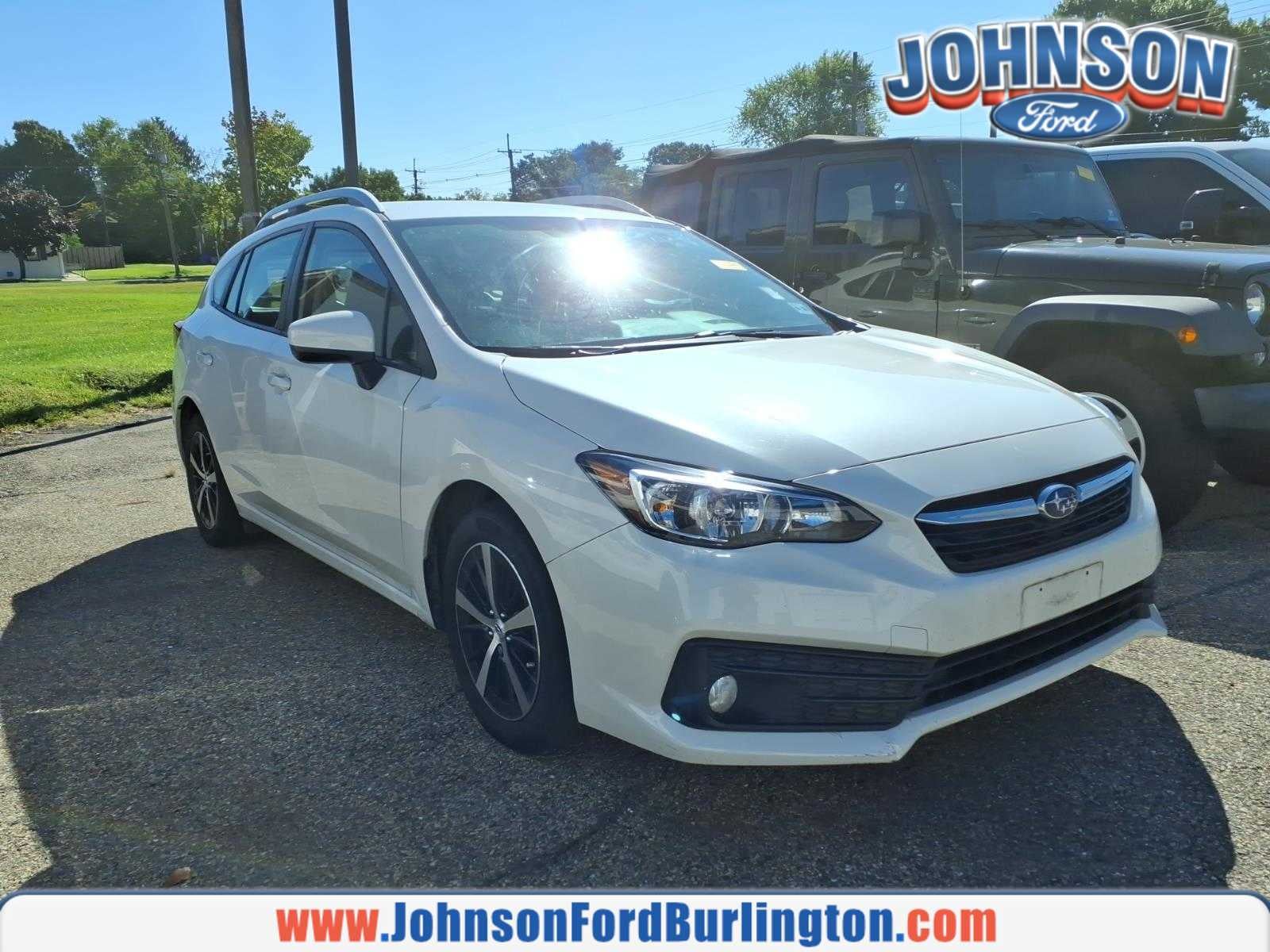 Crystal White Pearl 2023 Subaru Impreza Wagon All-Wheel Drive Continuously Variable Transmission