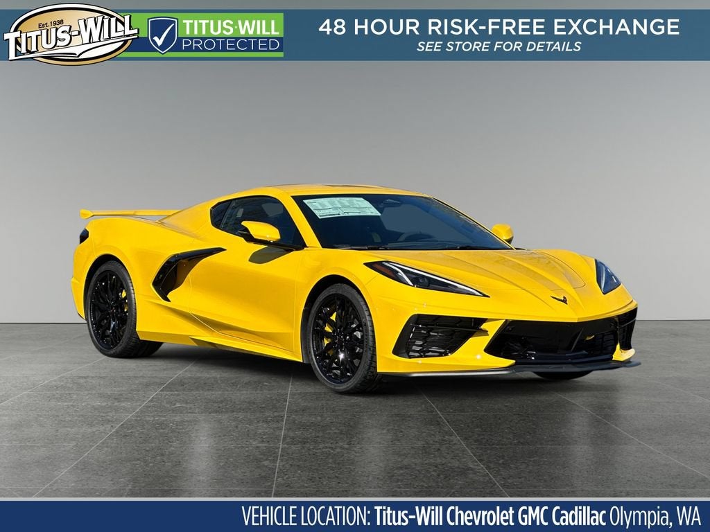 Competition Yellow Tintcoat Metallic 2026 Chevrolet Corvette Coupe Rear-Wheel Drive Automatic