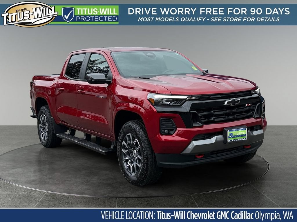 Radiant Red Tintcoat 2025 Chevrolet Colorado Pickup Truck Four-Wheel Drive Automatic