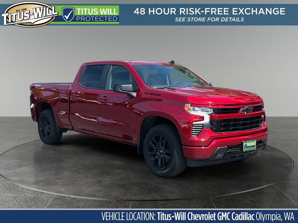 Radiant Red Tintcoat 2026 Chevrolet Silverado 1500 Pickup Truck Four-Wheel Drive Automatic