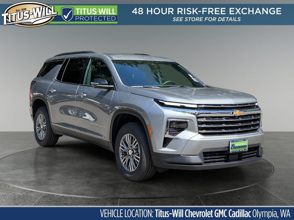 Sterling Gray Metallic 2026 Chevrolet Traverse SUV / Crossover Four-Wheel Drive Automatic