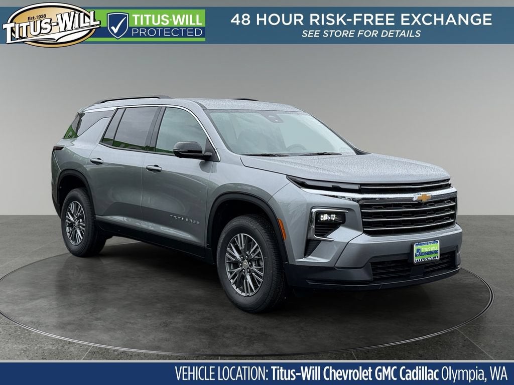 Sterling Gray Metallic 2026 Chevrolet Traverse SUV / Crossover Four-Wheel Drive Automatic