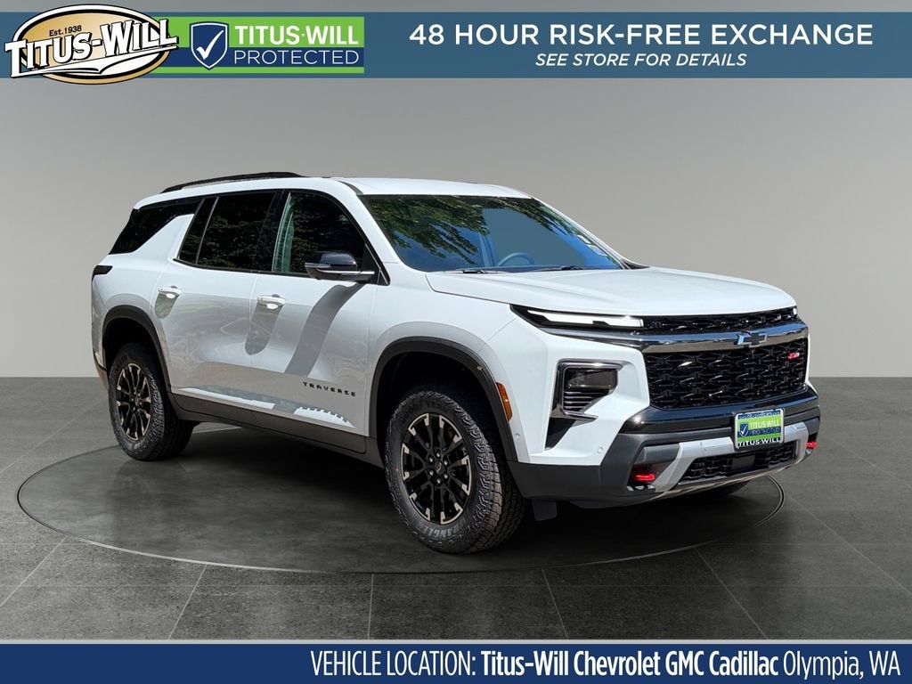 Polar White Tricoat 2026 Chevrolet Traverse SUV / Crossover Four-Wheel Drive Automatic