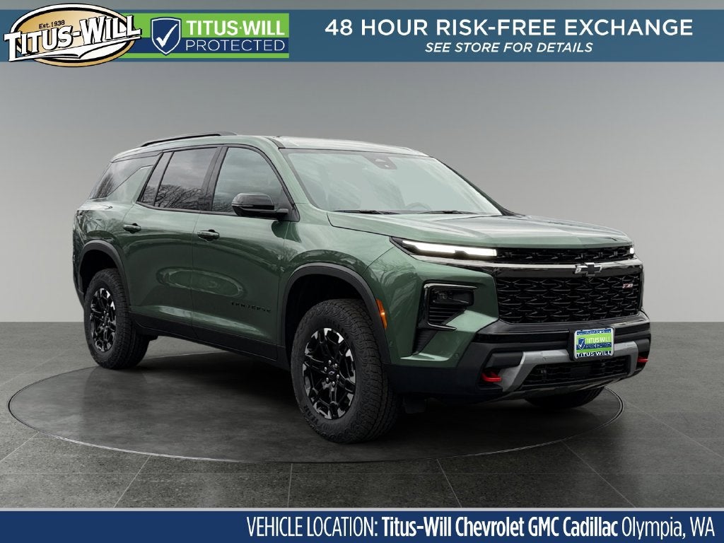 Trillium Green Metallic 2027 Chevrolet Traverse SUV / Crossover Four-Wheel Drive Automatic