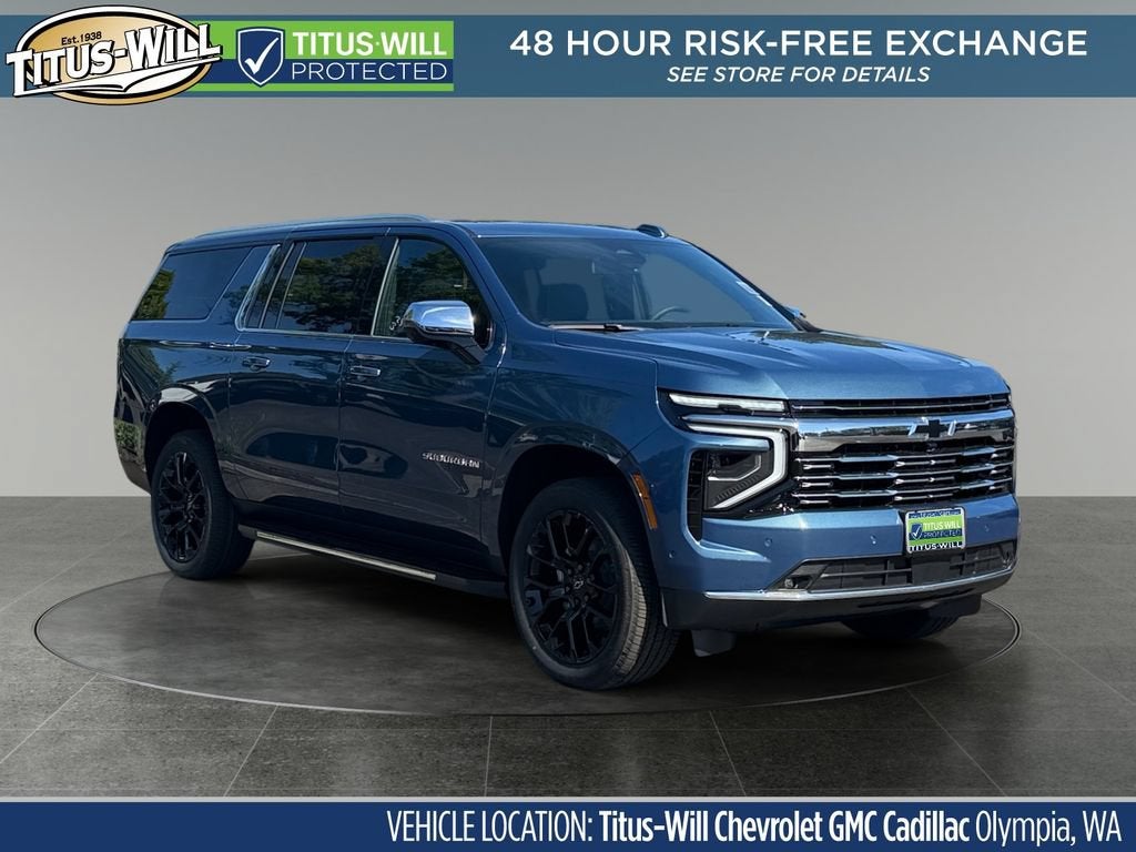 Lakeshore Blue Metallic 2026 Chevrolet Suburban SUV / Crossover Four-Wheel Drive Automatic