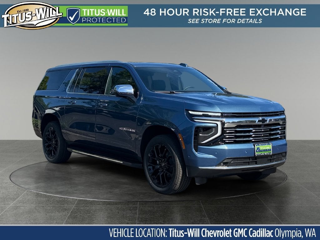 Lakeshore Blue Metallic 2026 Chevrolet Suburban SUV / Crossover Four-Wheel Drive Automatic