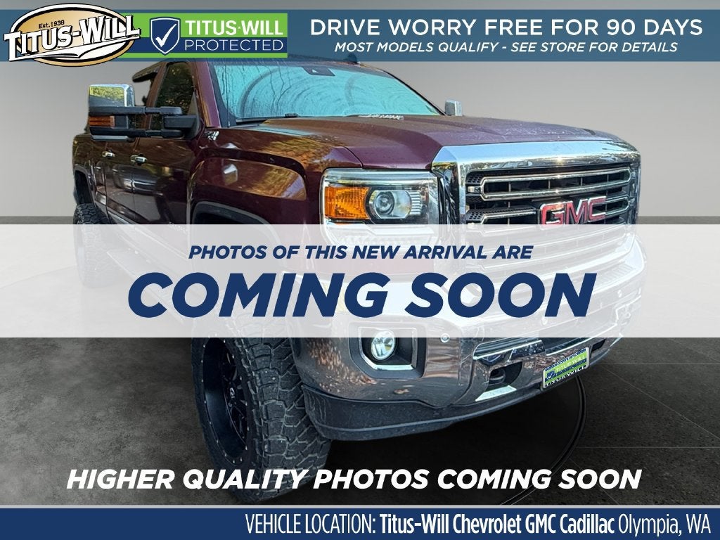Deep Garnet Metallic 2016 GMC Sierra 2500HD Pickup Truck Four-Wheel Drive Automatic