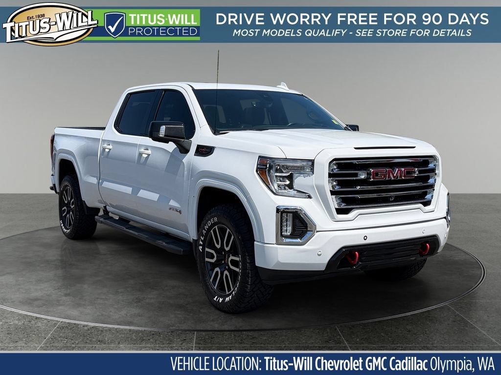 White 2020 GMC Sierra 1500 Pickup Truck Four-Wheel Drive Automatic