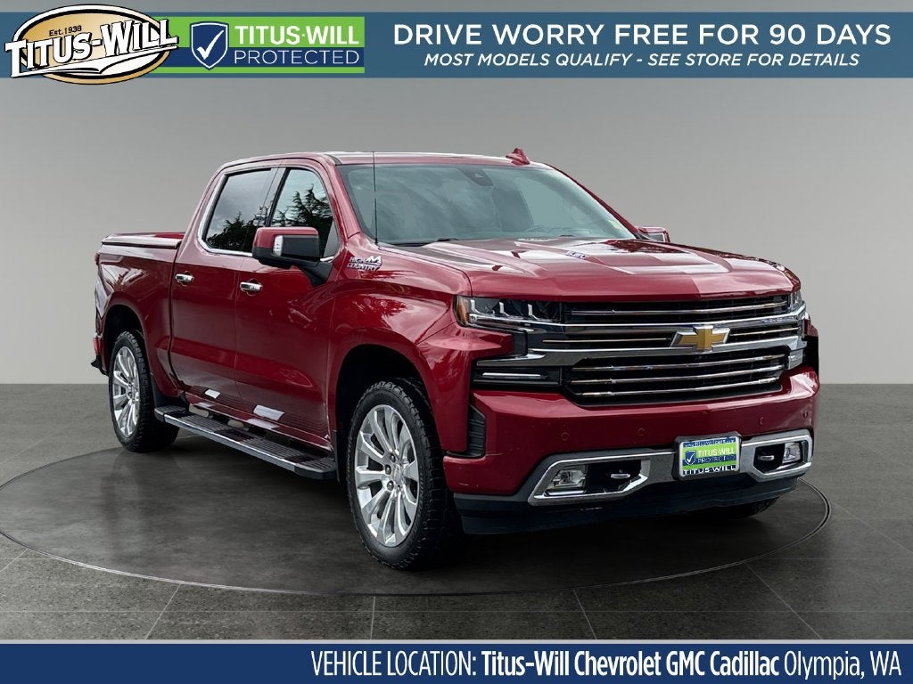 Cajun Red Tintcoat 2019 Chevrolet Silverado 1500 Pickup Truck Four-Wheel Drive Automatic