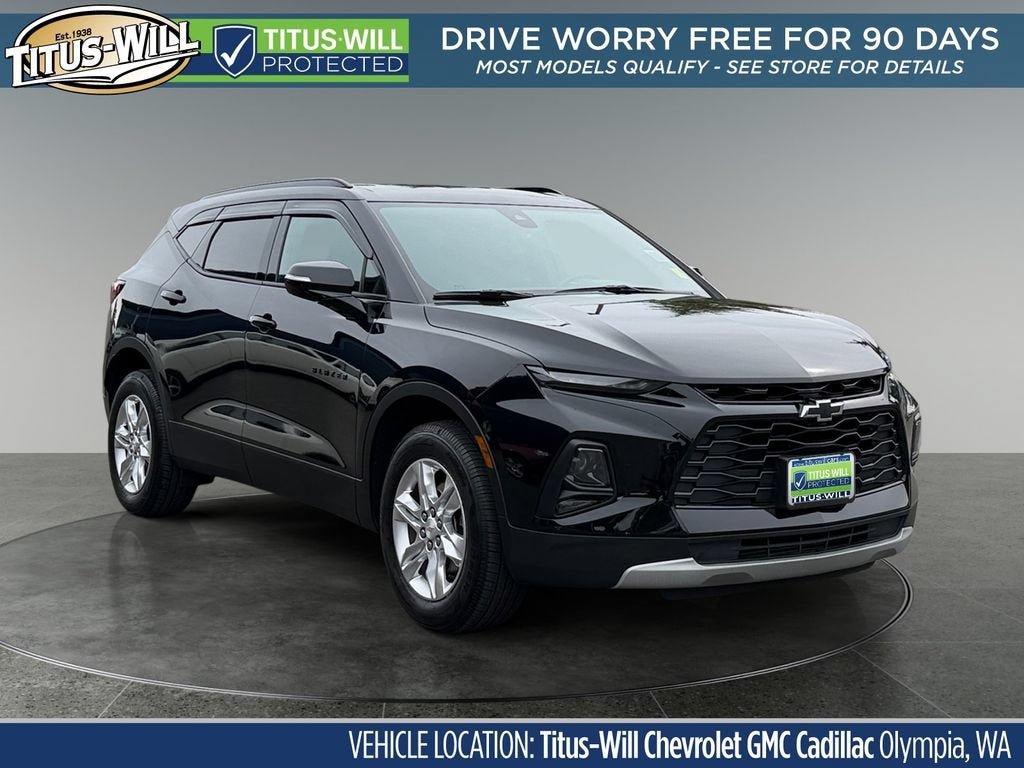 Black 2022 Chevrolet Blazer SUV / Crossover All-Wheel Drive Automatic