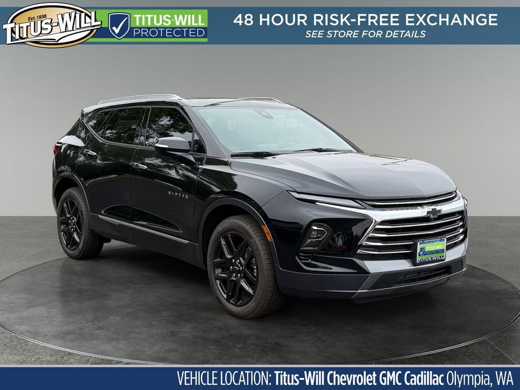 Black 2025 Chevrolet Blazer SUV / Crossover All-Wheel Drive Automatic