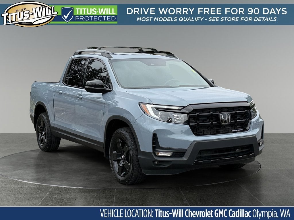 Gray 2025 Honda Ridgeline Pickup Truck All-Wheel Drive 