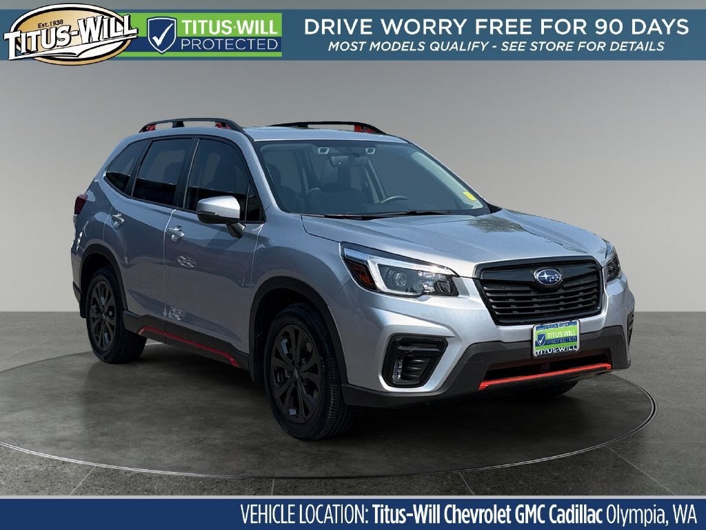 Silver 2021 Subaru Forester SUV / Crossover All-Wheel Drive 