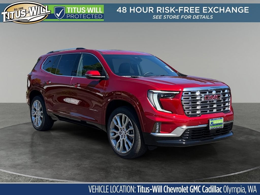 Volcanic Red Tintcoat 2026 GMC Acadia SUV / Crossover Four-Wheel Drive Automatic
