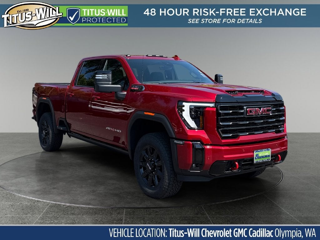 Volcanic Red Tintcoat 2026 GMC Sierra 3500HD Pickup Truck Four-Wheel Drive Automatic