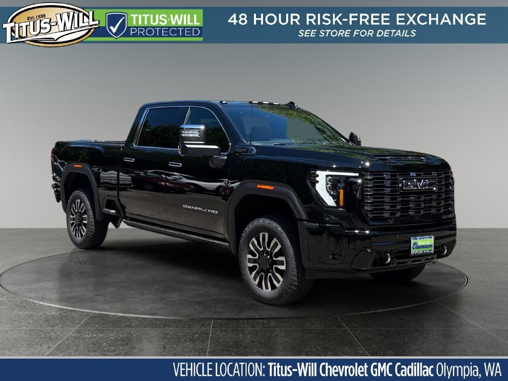 Onyx Black 2026 GMC Sierra 3500HD Pickup Truck Four-Wheel Drive Automatic