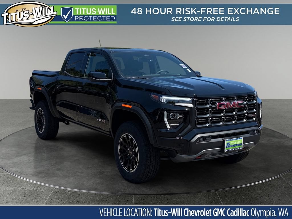 Onyx Black 2026 GMC Canyon Pickup Truck Four-Wheel Drive Automatic
