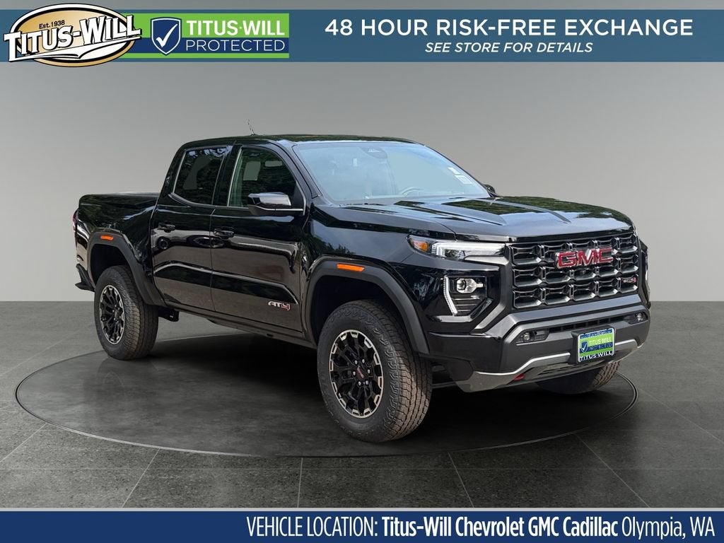 Onyx Black 2026 GMC Canyon Pickup Truck Four-Wheel Drive Automatic