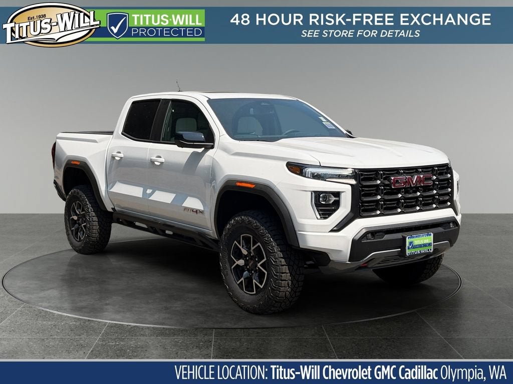 Summit White 2026 GMC Canyon Pickup Truck Four-Wheel Drive Automatic