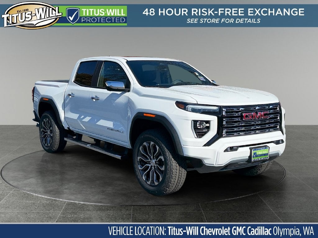 Summit White 2026 GMC Canyon Pickup Truck Four-Wheel Drive Automatic