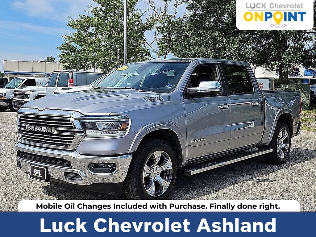 Silver 2020 RAM 1500 Pickup Truck Four-Wheel Drive Automatic