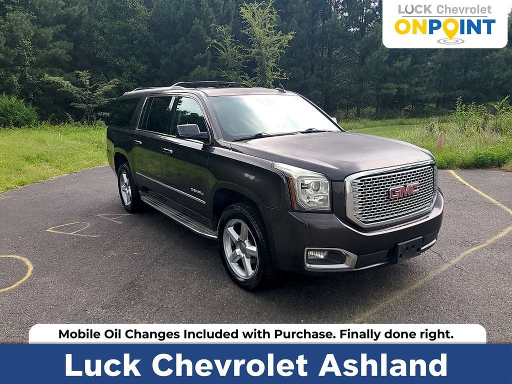 Gray (Iridium Metallic) 2015 GMC Yukon XL SUV / Crossover Four-Wheel Drive Automatic