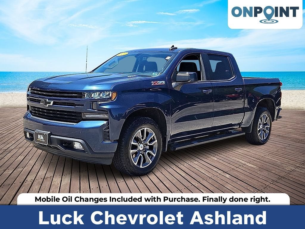 Northsky Blue Metallic 2021 Chevrolet Silverado 1500 Pickup Truck Four-Wheel Drive Automatic