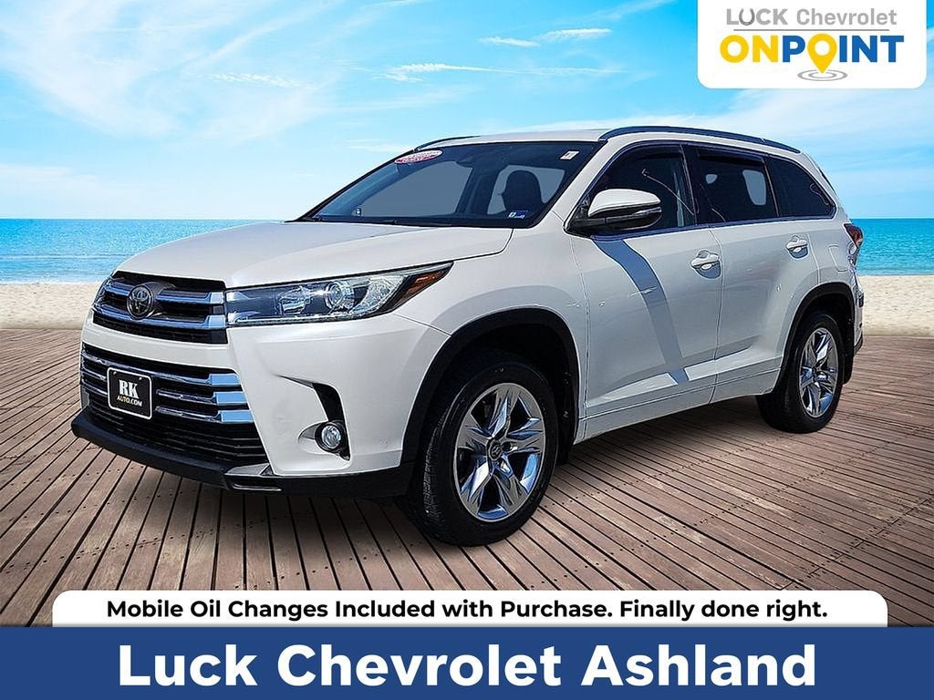 White 2018 Toyota Highlander SUV / Crossover All-Wheel Drive Automatic